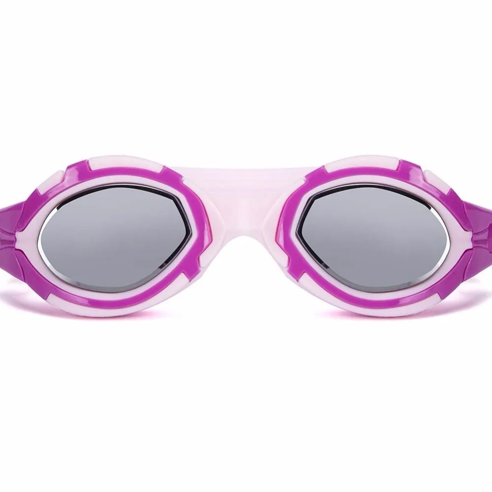 waterproof anti fog mirrored swimming goggles