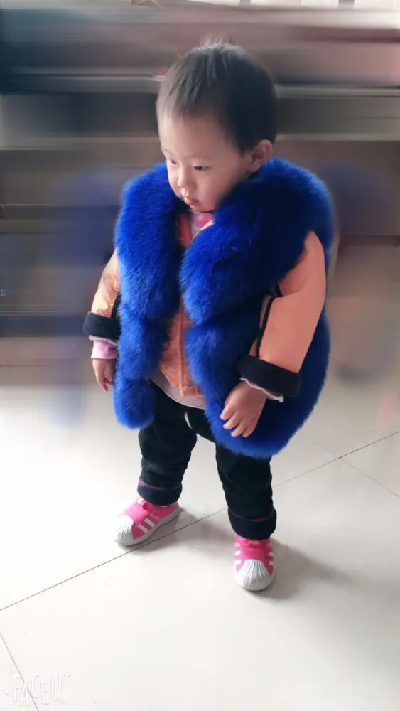 Newest kids fur vest children waistcoats baby girls vest