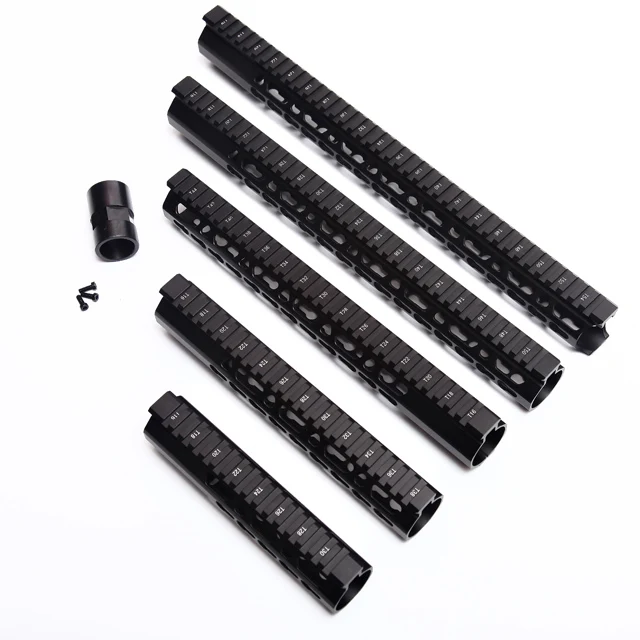 
AR15 hunting parts AR parts Yuntu manufacturer M4 AR Free Floating .223 handguard AR15 upper parts aluminum 6061 