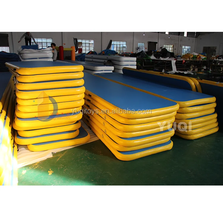 Customized logo inflatable air tumble track for gym inflatable air track for sale