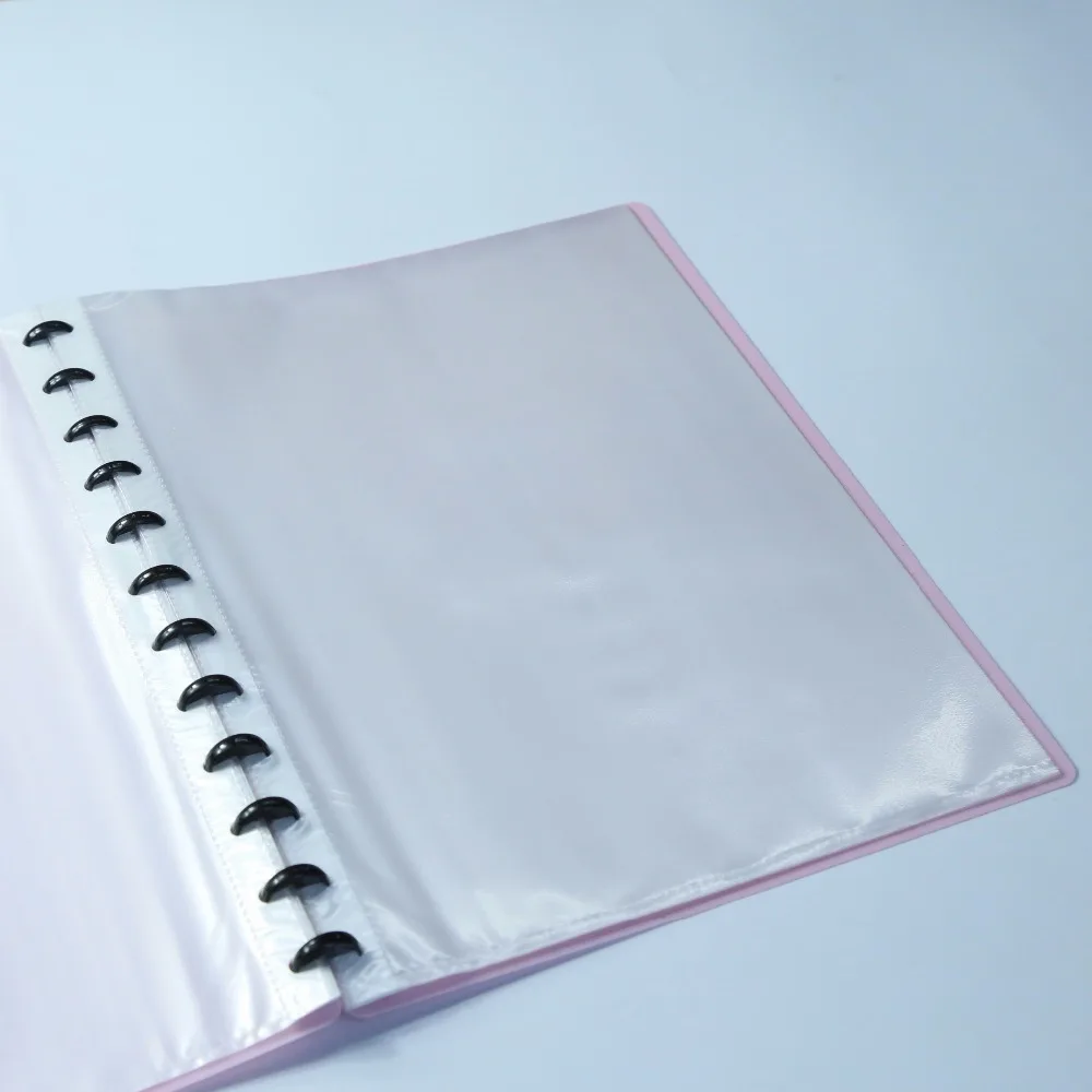 Прозрачная пластиковая спиральная папка по индивидуальному размеру