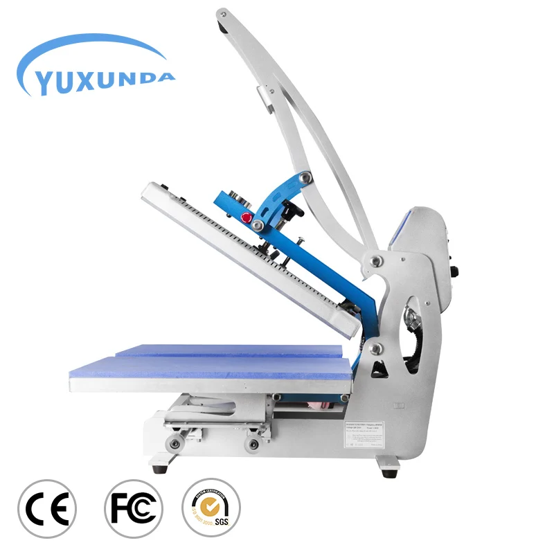 
Yuxunda double location heat press machine for t shirt printing manual flat heat press machine cheap for sale 