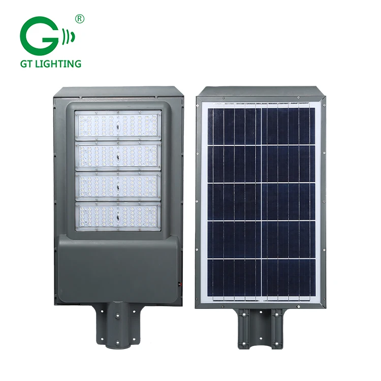 High brightness smd waterproof IP66 panel 150w 200w integrated all in one solar led streetlight
