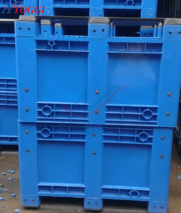 Good quality plastic pallet storage box manufacturer