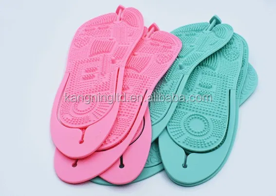 Kangning new mold Non-slip bathroom shoes, beach shoes, Silicone flip-flops for home use