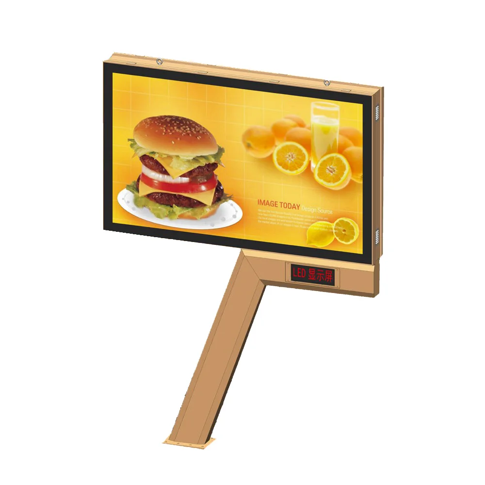 Outdoor Advertising led digital billboard display double sided led billboards prices