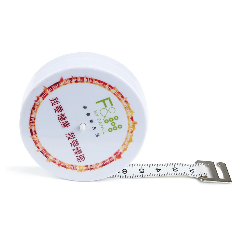 150cm/60inch professional plastic health measure tape medical BMI body fat measurement less than 1 dollar with company logo