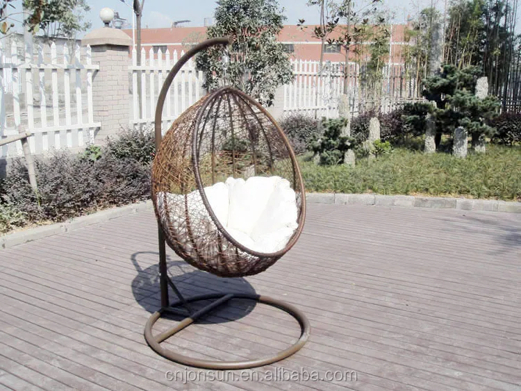 Luxury Outdoor Rattan Wicker Hanging Egg Swing Cheap Indoor Round Chair