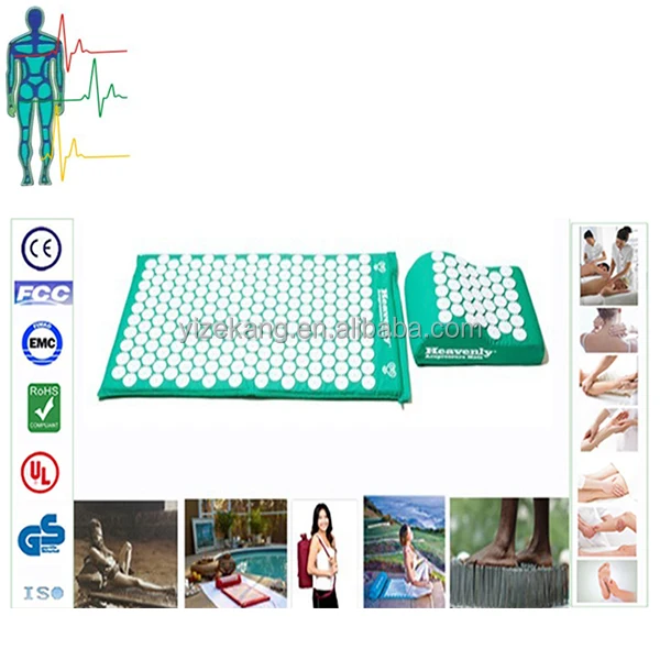 
Acupuncture Massage Yoga Mat Acupressure Relieve Back Body Pain Spike Mat 