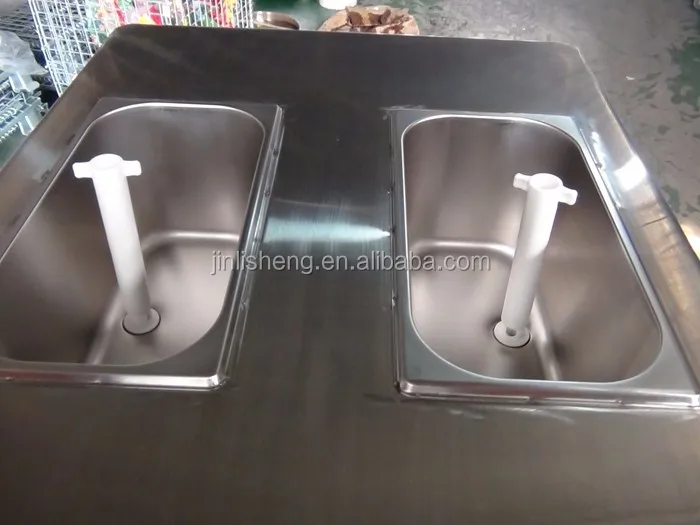 Frozen Yogurt Franchise Business Mobile Food Cart with Frozen Yogurt Machine