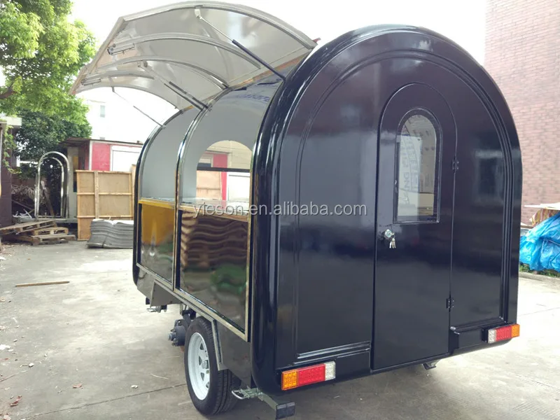 Coffee Food trailer, fast food kiosk/Street Vending Carts/ Multi-purpose Mobile Fast Kiosk cart to sell churros