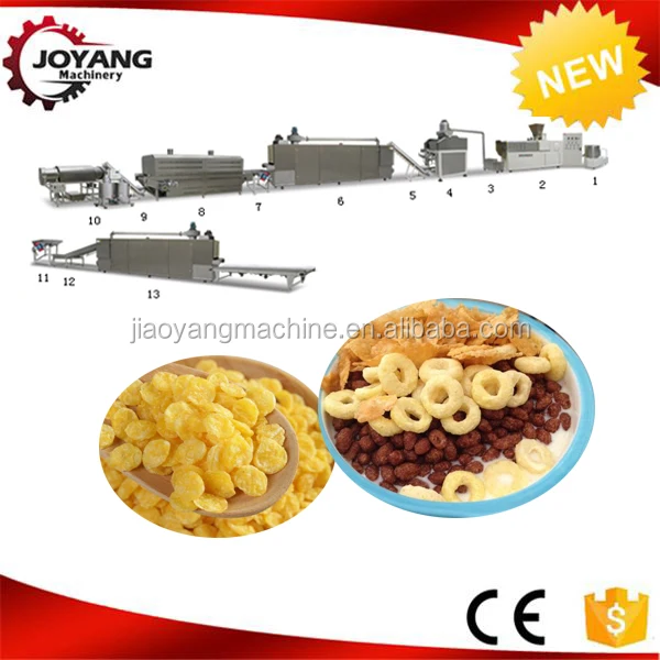 Высший сорт Качество завтраков экструзионные машины