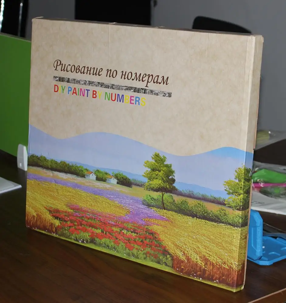  Картина маслом ручной работы городской замок под облаками набор для рисования по номерам картина на холсте