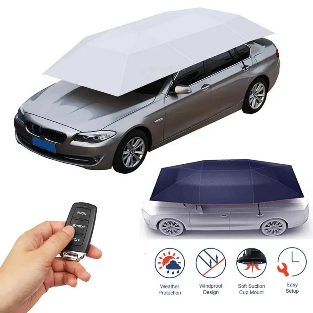 Портативный Полностью Автоматический чехол на крышу автомобиля, тент зонт, солнцезащитный тент с УФ защитой (62004273690)