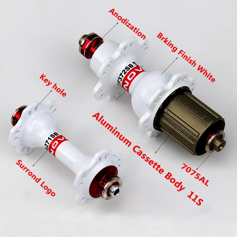 Ступица шоссейного велосипеда Novatec A271sb F372sb 11S