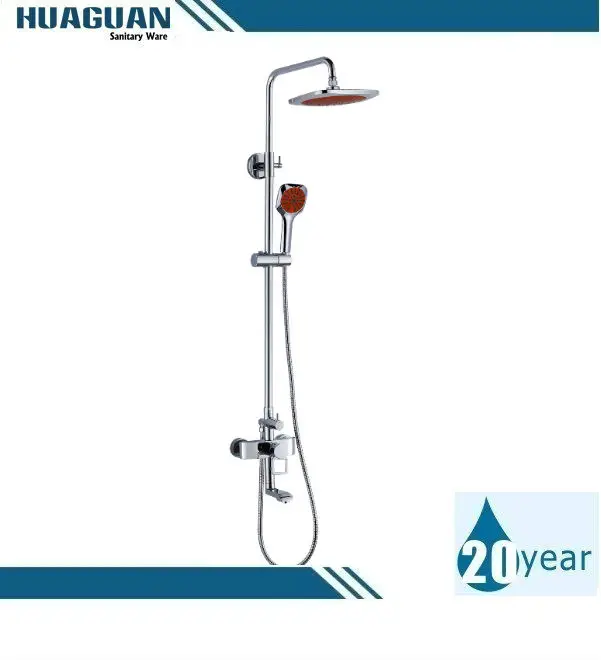 
High quality copper material chrome finish bath shower mixer 