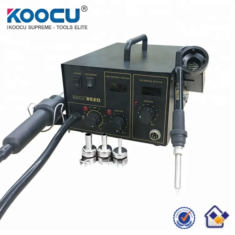 [KOOCU] Elite 852D 2 in 1 SMD Soldering Rework Station