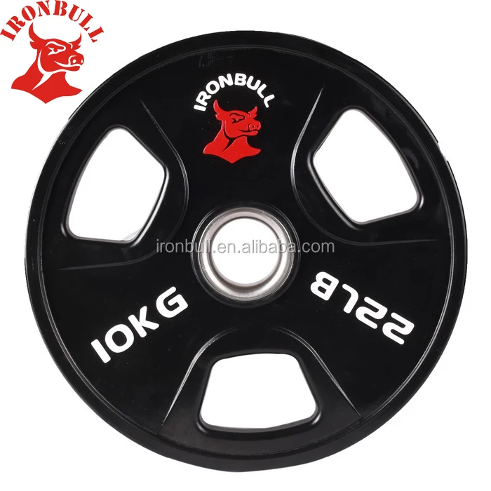 Iron Bull Gym Fitness Equipment Weightlifting Wholesale PU Gym Weight Plates