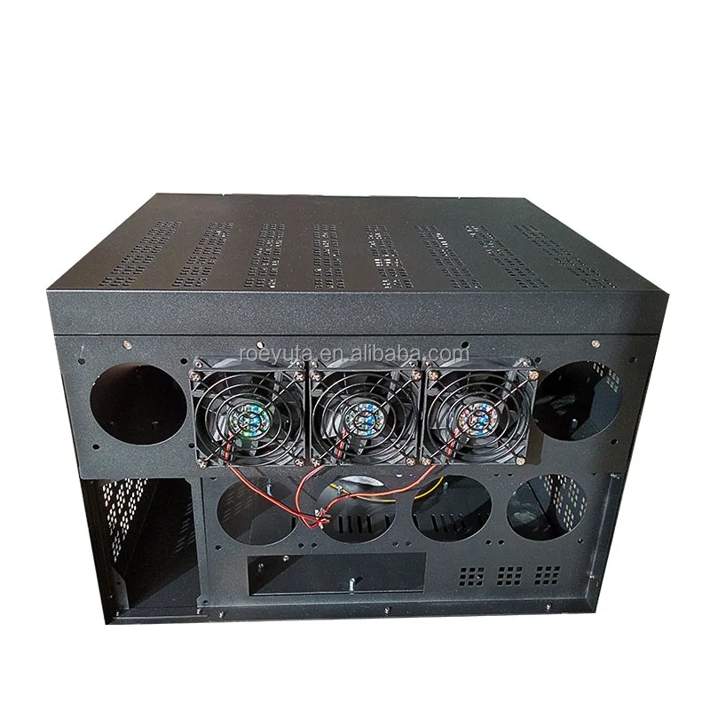 Шахтер 6 GPU, стойки шасси, bitcion случае