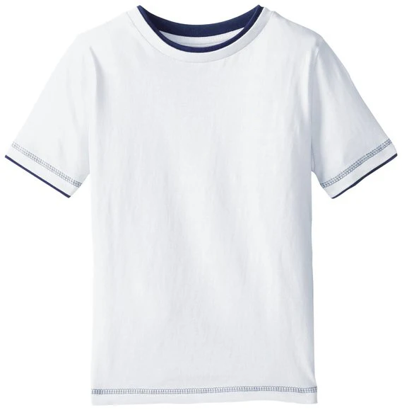 blank tshirt no label white t-shirt fabric custom printer multicolor two-tone low MOQ t shirts