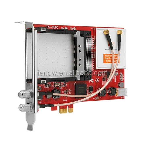 
DVB-S DVB-T2 DVB-C ISDB-T Dual Tuner Dual CI PCI-e Card satellite Tuner card cable TV receiver IPTV streaming cards 