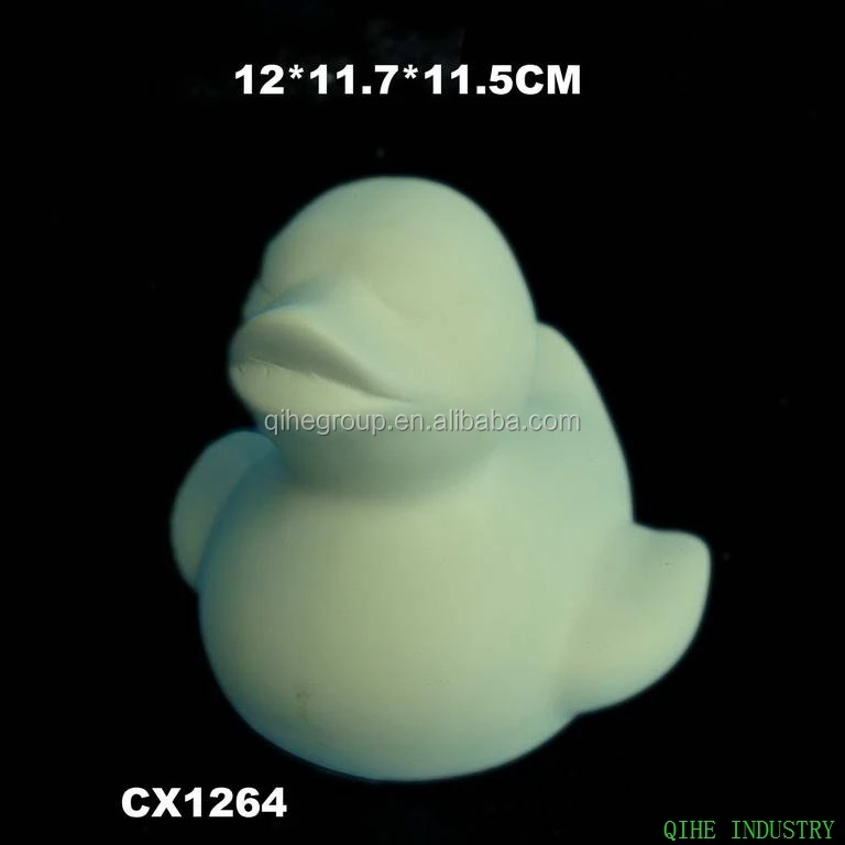 Unpainted Miniature Ceramic Reindeer Figurines White Ceramic Bisque