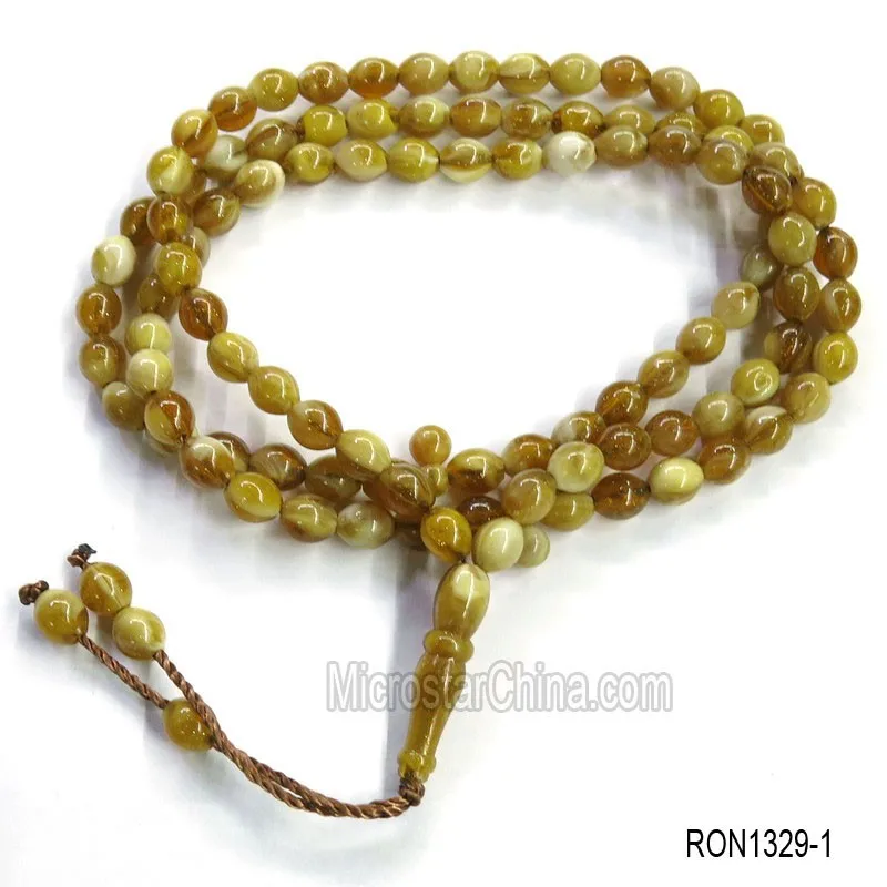 99 beads high class Islamic prayer beads amber rosary
