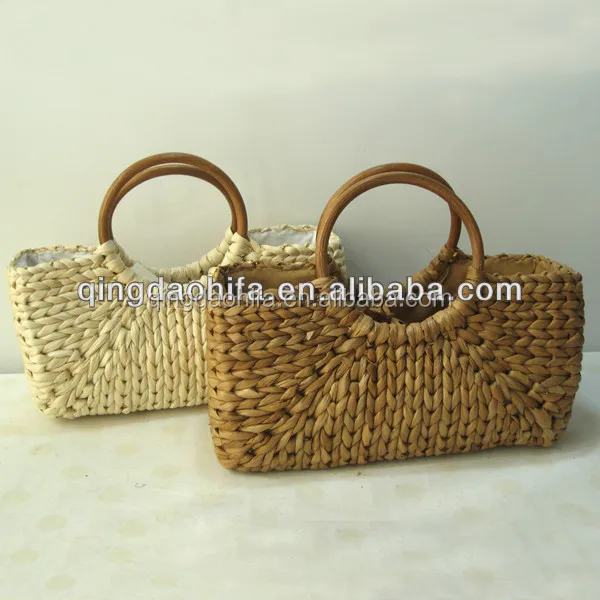 
Fashion hand woven straw bag from china 