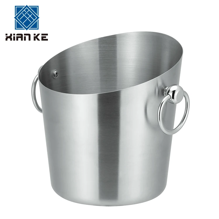 Food grade 5L china ice bucket with stand champagne cooler