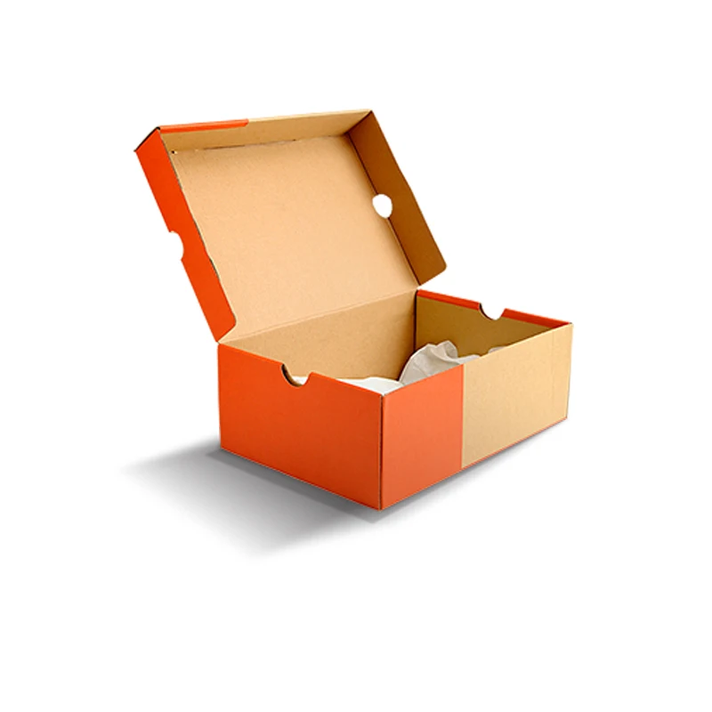 rectangle cardboard shoe box templates with factory price