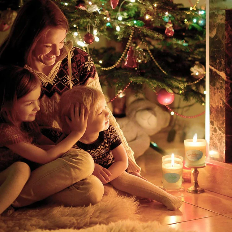 Help sleep cushioning candle aromatherapy for relax and home decorative