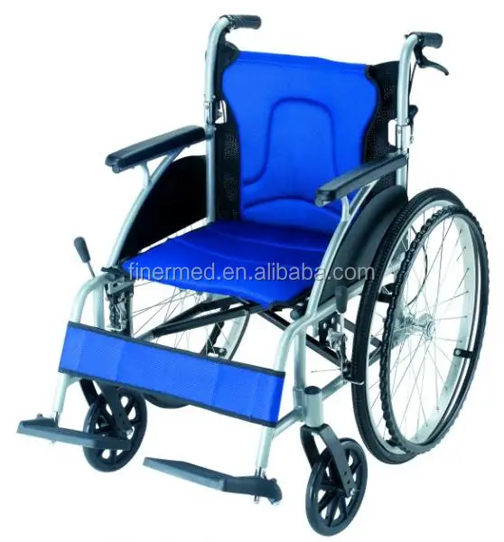 lightweight folding aluminum manual wheelchair