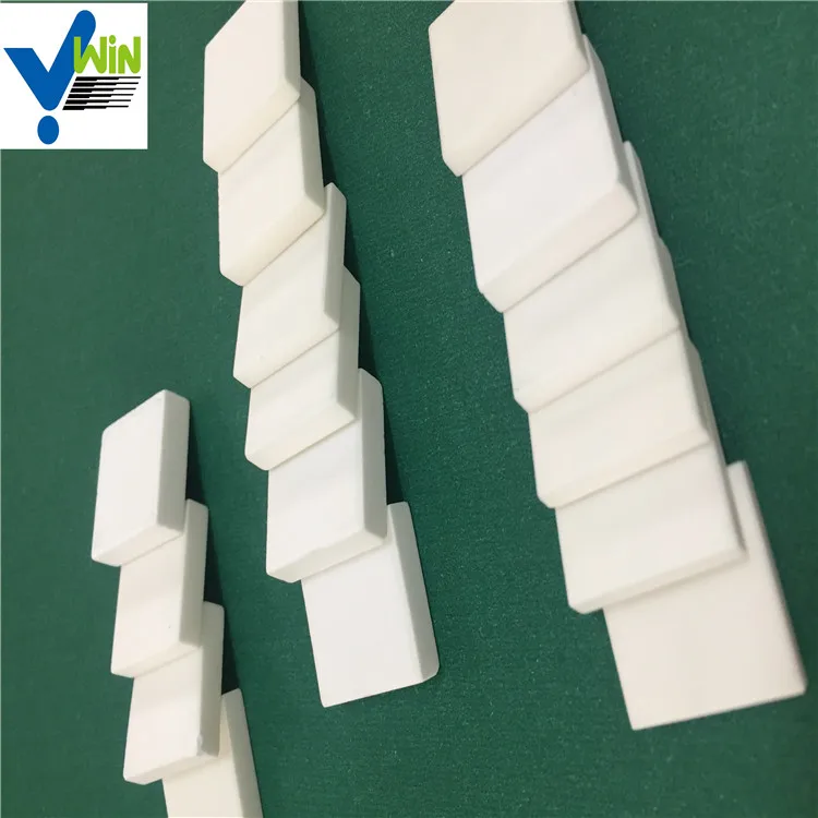 20*20*4mm 92%  white alumina mosaic prices hs code alumina lining ceramic lining alumina ceramic sheet with wear resistance
