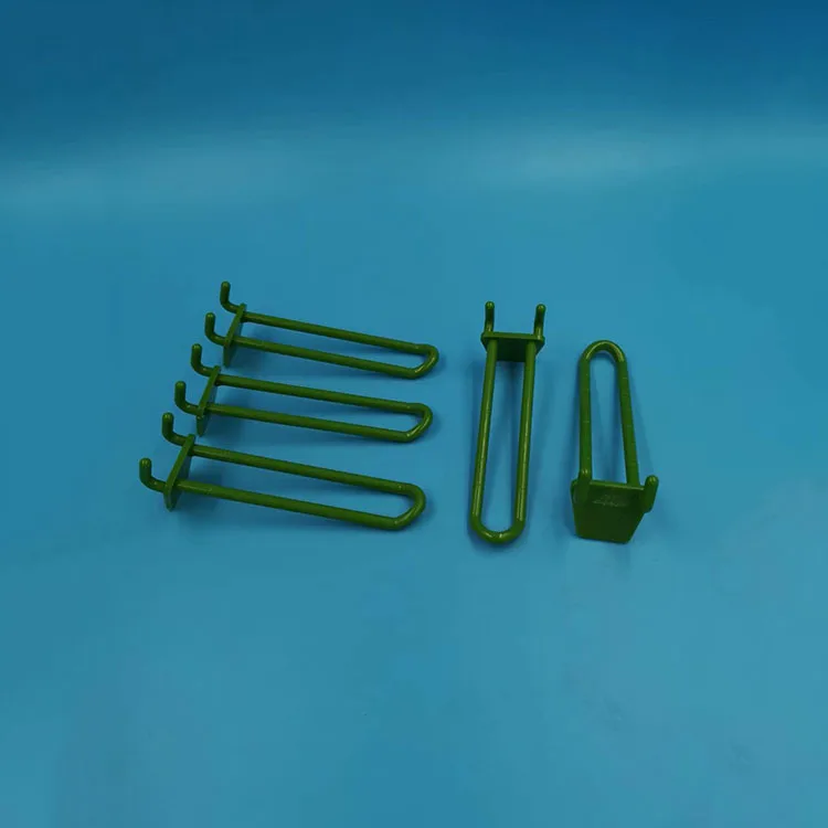 Однозубчатый пластиковый картонный крюк для витрины