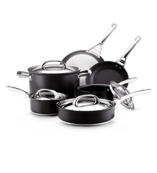 
Customized non-stick coating aluminum pressed cookware set 