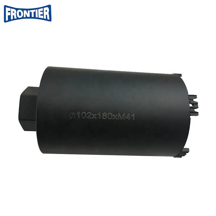 102mm diameter 180mm length dimple Korea diamond segment Core drill bit for dry cutting reinforced concrete