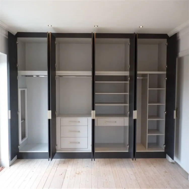 China manufacturer wholesale cheap modern custom wooden cloth wardrobes cabinet sliding door bedroom furniture sliding wardrobe