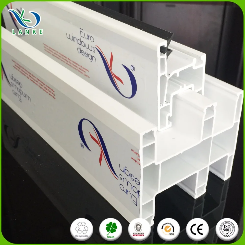 Anti-uv white profile upvc