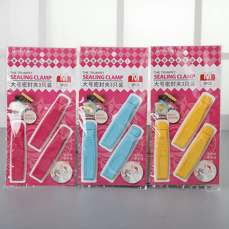 Hot Sale Colored Two Types Choice Bag Clips