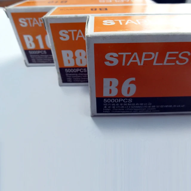 B6 B8 B12 B series(22GA) fine wire staple factory supplier
