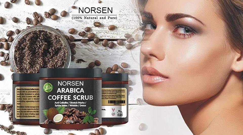 OEM New Design Product Organic Exfoliator Coffee Body Scrub Salt