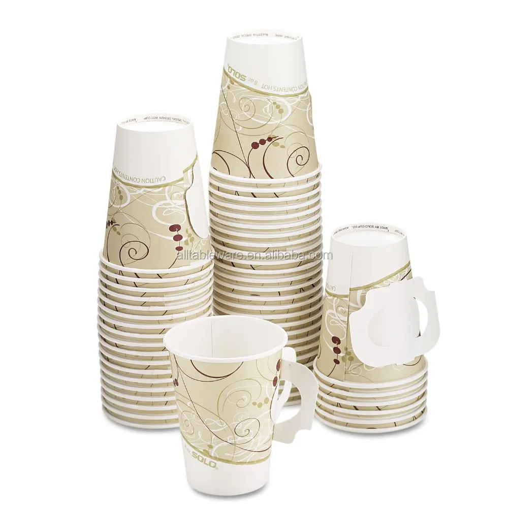 handle paper cup,paper cup with handle