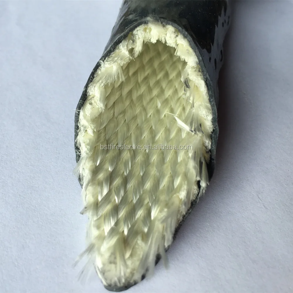 China factory hydraulics hose protectors stainless steel pipes insulated rubber covers fire protective sleeve