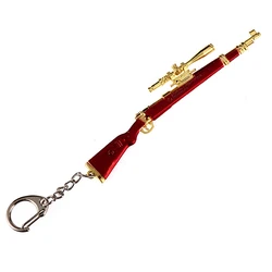 Wholesale Custom Keychain Metal Helmet Backpack 98K AK47 AKM M416 AWM Gun Keychain Keyring Metal Keychain Gun