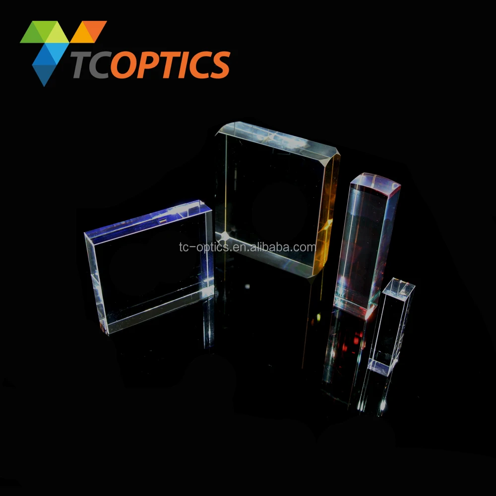 Polished H-K9L optical glass cube