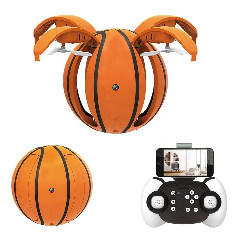 
Novel Wifi Live Video Transmission Real Time Folding Drone Basketball RC Drone FPV Camera Drone 