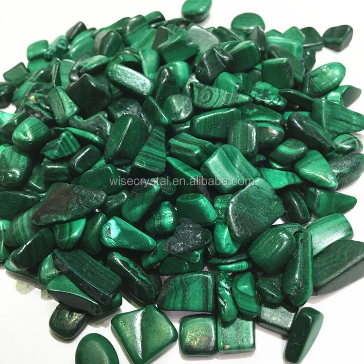 
Chakra stone crystal healing malachite polished Tumbled Gravel stone 