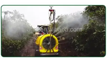 trailer tank boom air blast sprayer use in orchard vineyard fruit farm