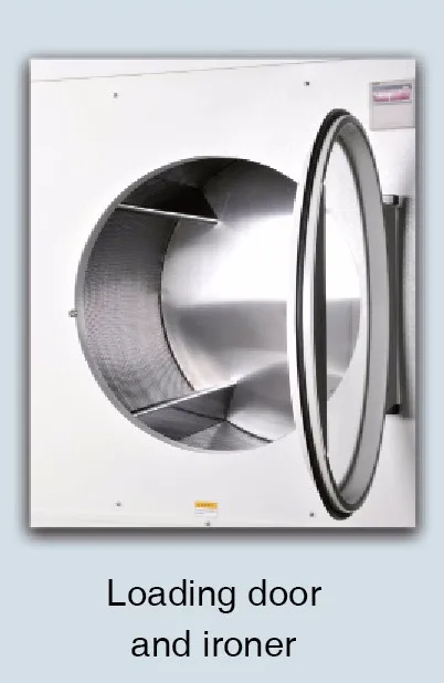 Промышленная сушилка для одежды с паровым/электрическим/газовым подогревом, вместимостью 50 кг