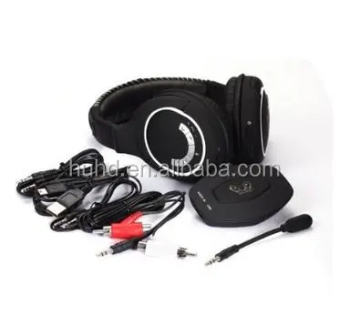 
7.1 surround sound wireless gaming stereo headphone big earcups game headset for PS4 Xbox one PS3 Xbox360 PC 